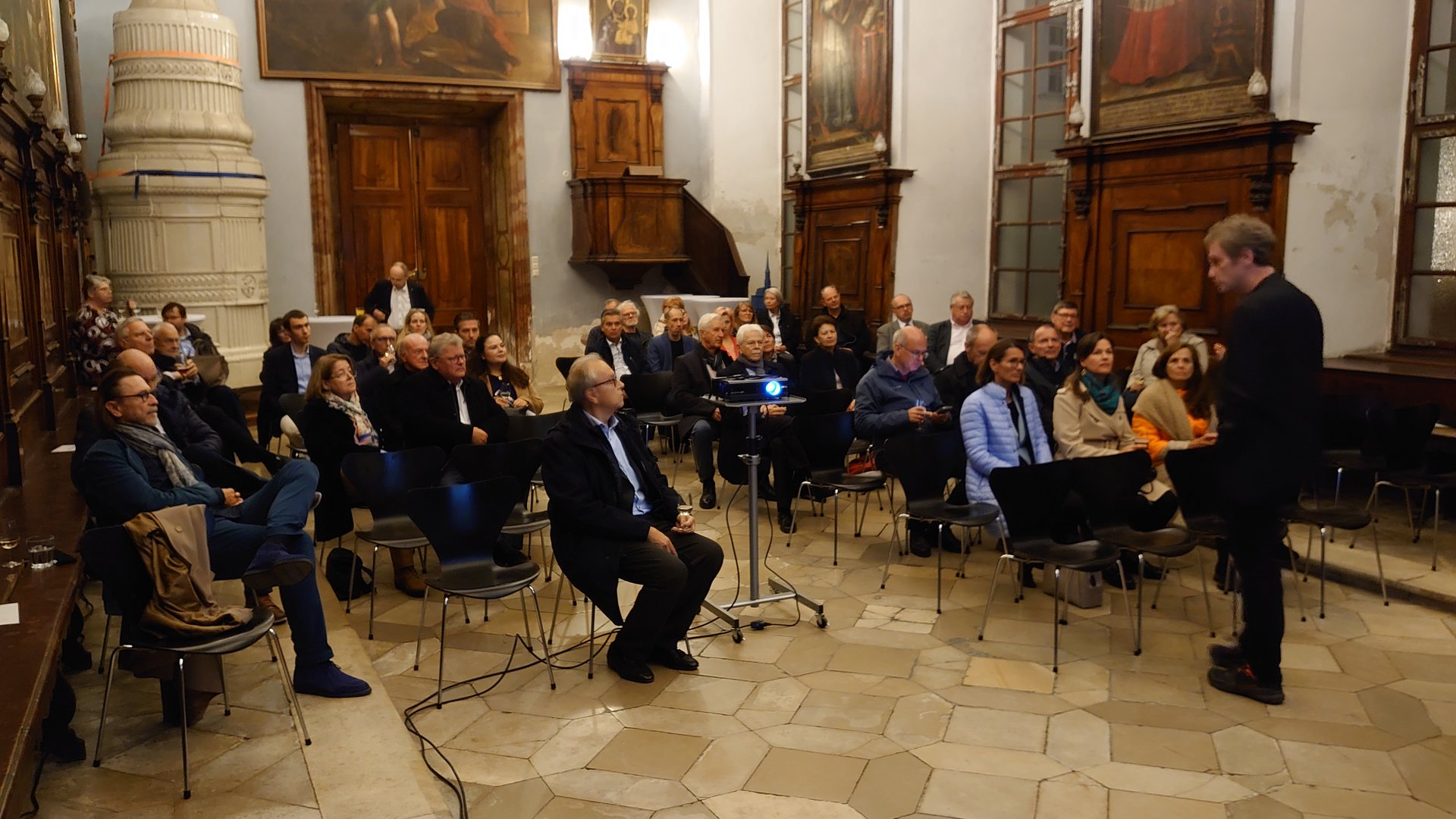 Sponsoren des Lions Club Wien-Ostarrichi im Refektorium der Salvatorianer